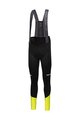 GORE Pantaloni de ciclism lungi cu bretele - SPINSHIFT THERMO - negru/galben