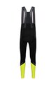 GORE Pantaloni de ciclism lungi cu bretele - SPINSHIFT THERMO - negru/galben