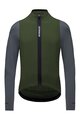 GORE Tricou de cilism pentru iarnă cu mânecă lungă - SPINSHIFT THERMO - verde/gri