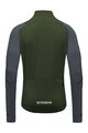 GORE Tricou de cilism pentru iarnă cu mânecă lungă - SPINSHIFT THERMO - verde/gri