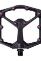 CRANKBROTHERS pedale - STAMP 7 Large - negru/roz