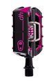 CRANKBROTHERS pedale - MALLET DH - negru/roz