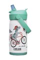 CAMELBAK Sticlă de apă pentru ciclism - THRIVE FLIP STRAW KIDS VSS 0,35 L - alb/multicolor