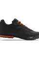 GIRO Pantofi de ciclism - RUMBLE VR - negru/portocaliu
