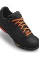 GIRO Pantofi de ciclism - RUMBLE VR - negru/portocaliu