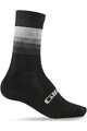 GIRO Șosete clasice de ciclism - COMP RACER HIGH RISE - negru/alb