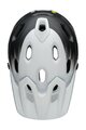 BELL Cască de ciclism - SUPER DH - alb/negru
