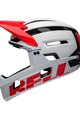 BELL Cască de ciclism - SUPER AIR R - alb/roșu