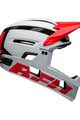 BELL Cască de ciclism - SUPER AIR R - alb/roșu
