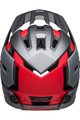 BELL Cască de ciclism - SUPER AIR R SPHERICAL - gri/roșu