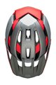BELL Cască de ciclism - SUPER AIR R SPHERICAL - gri/roșu