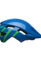 BELL Cască de ciclism - SIDETRACK II YOUTH - albastru/verde