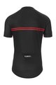 GIRO Tricou de ciclism cu mânecă scurtă - CHRONO SPORT - negru/roșu