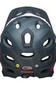 BELL Cască de ciclism - SUPER DH SPHERICAL - albastru/roșu