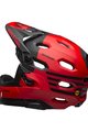 BELL Cască de ciclism - SUPER DH SPHERICAL - roșu/negru