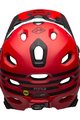 BELL Cască de ciclism - SUPER DH SPHERICAL - roșu/negru