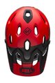 BELL Cască de ciclism - SUPER DH SPHERICAL - roșu/negru