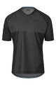 GIRO Tricou de ciclism cu mânecă scurtă - ROUST - negru/gri