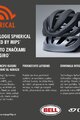 GIRO Cască de ciclism - HELIOS SPHERICAL - negru/roșu