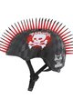 BELL Cască de ciclism - RASKULLZ SKULL HAWK - negru/roșu