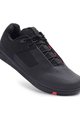 CRANKBROTHERS Pantofi de ciclism - STAMP LACE - negru/roșu