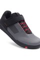 CRANKBROTHERS Pantofi de ciclism - STAMP SPEEDLACE - gri/roșu