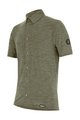 SANTINI cămașă - GRAVEL SUMMER WOOL - verde