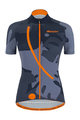 SANTINI Tricou de ciclism cu mânecă scurtă - GIADA MAUI LADY - multicolor/albastru