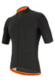 SANTINI Tricou de ciclism cu mânecă scurtă - COLORE PURO - gri/negru
