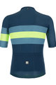 SANTINI Tricou de ciclism cu mânecă scurtă - ECOSLEEK BENGAL - albastru/verde deschis