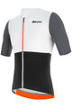 SANTINI Tricou de ciclism cu mânecă scurtă - REDUX ISTINTO - alb/gri/negru