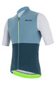 SANTINI Tricou de ciclism cu mânecă scurtă - REDUX ISTINTO - alb/albastru/verde