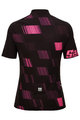 SANTINI Tricou de ciclism cu mânecă scurtă - FIBRA MTB - roz/negru