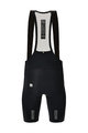 SANTINI Pantaloni scurți de ciclism cu bretele - PLUSH - negru