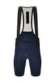 SANTINI Pantaloni scurți de ciclism cu bretele - PLUSH - albastru