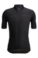 SANTINI Tricou de ciclism cu mânecă scurtă - COLORE PURO - negru