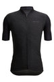 SANTINI Tricou de ciclism cu mânecă scurtă - COLORE PURO - negru