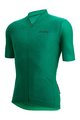 SANTINI Tricou de ciclism cu mânecă scurtă - COLORE PURO - verde