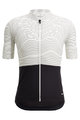 SANTINI Tricou de ciclism cu mânecă scurtă - COLORE RIGA - alb