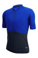 SANTINI Tricou de ciclism cu mânecă scurtă - COLORE RIGA - albastru