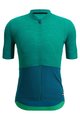 SANTINI Tricou de ciclism cu mânecă scurtă - COLORE RIGA - verde