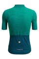 SANTINI Tricou de ciclism cu mânecă scurtă - COLORE RIGA - verde