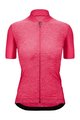 SANTINI Tricou de ciclism cu mânecă scurtă - COLORE PURO - roz