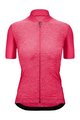 SANTINI Tricou de ciclism cu mânecă scurtă - COLORE PURO - roz
