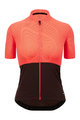 SANTINI Tricou de ciclism cu mânecă scurtă - COLORE RIGA - portocaliu/negru