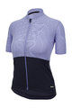 SANTINI Tricou de ciclism cu mânecă scurtă - COLORE RIGA - mov/albastru