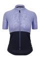 SANTINI Tricou de ciclism cu mânecă scurtă - COLORE RIGA - mov/albastru