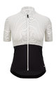SANTINI Tricou de ciclism cu mânecă scurtă - COLORE RIGA - alb/negru