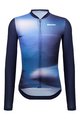 SANTINI Tricou de ciclism cu mânecă lungă de vară - OMBRA ECO SLEEK  - albastru