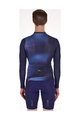 SANTINI Tricou de ciclism cu mânecă lungă de vară - OMBRA ECO SLEEK  - albastru